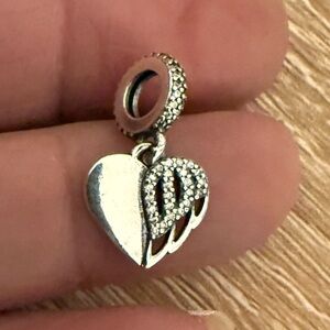 Silver Heart Charm Pendant